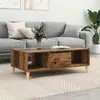 Image de vidaXL avec stockage avec porte Vieux bois 103,5 x 60 x 35 cm Bois d'ingÃ©nierie