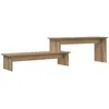 Image de Vidaxl Meuble Tv ChÃªne Artisanal 180 X 30 X 43 Cm Bois D'ingÃ©nierie