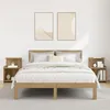 Image de Vidaxl Tables De Chevet 2 Pcs ChÃªne Artisan 40x35x60 Cm Bois D'ingÃ©nierie
