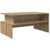 Image de Vidaxl Table Basse ChÃªne Artisanal 90 X 55 X 42.5 Cm Bois D'ingÃ©nierie