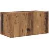 Image de Vidaxl Meuble Tv Vieux Bois Panneau De Particules Moyen Meuble Tv
