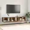 Image de vidaXL Ensemble de Cabinet TV Bois Ancien Bois Standard Rangement