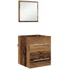 Image de Vidaxl Cabinet De Salle De Bain Bois Ancien 41 X 38,5 X 48 Cm
