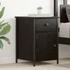 Image de vidaXL Tables de chevet 2 pcs ChÃªne noir 40x42x60 cm Bois d'ingÃ©nierie