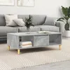 Image de vidaXL avec stockage avec porte Gris bÃ©ton 103,5 x 60 x 35 cm Bois d'ingÃ©nierie
