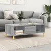 Image de vidaXL avec stockage avec porte Sonoma gris 103,5 x 60 x 35 cm Bois d'ingÃ©nierie