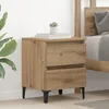Image de Vidaxl Table De Chevet ChÃªne Artisanal 40x35x50 Cm Bois D'ingÃ©nierie