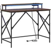Image de Vidaxl Bureau ChÃªne Marron 100 X 50 X 86.5 Cm Bois D'ingÃ©nierie