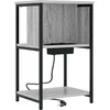 Image de vidaXL Cabinet de chevet Sonoma gris 38 x 31 x 61 cm Bois d'ingÃ©nierie