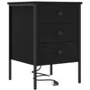 Image de vidaXL Cabinet de chevet ChÃªne noir 42 x 41 x 61 cm Bois d'ingÃ©nierie
