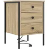 Image de Vidaxl Cabinet De Chevet Avec Tiroir ChÃªne Sonoma 42 X 41 X 61 Cm