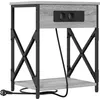 Image de vidaXL Cabinet de chevet Gris sonoma 41 x 31 x 51 cm Bois d'ingÃ©nierie