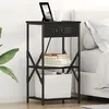 Image de vidaXL Armoires de chevet 2 pcs ChÃªne noir 41 x 31 x 76 cm