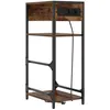 Image de Vidaxl Cabinet De Chevet ChÃªne FumÃ© 40 X 27 X 76 Cm Bois D'ingÃ©nierie