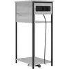 Image de vidaXL Cabinet de chevet Sonoma gris 28.1 x 40.9 x 75 cm