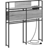 Image de vidaXL TÃªte de lit de rangement Sonoma gris 90 cm Bois d'ingÃ©nierie