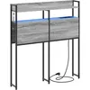 Image de vidaXL TÃªte de lit de rangement Sonoma gris 75 cm Bois d'ingÃ©nierie