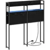 Image de vidaXL TÃªte de lit de rangement ChÃªne noir 80 cm Bois d'ingÃ©nierie