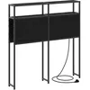 Image de vidaXL TÃªte de lit de rangement ChÃªne noir 75 cm Bois d'ingÃ©nierie