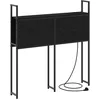 Image de vidaXL TÃªte de lit de rangement ChÃªne noir 75 cm Bois d'ingÃ©nierie