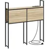 Image de vidaXL TÃªte de lit de rangement ChÃªne sonoma 80 cm Bois d'ingÃ©nierie