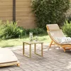 Image de Vidaxl Table De Bain De Soleil 40x40x36 Cm En Bois De Pin ImprÃ©gnÃ©