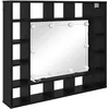 Image de vidaXL Armoire Miroir ChÃªne noir 91 x 15 x 76.5 cm Bois d'ingÃ©nierie