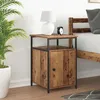Image de Vidaxl Cabinet De Chevet Vieux Bois Bois D'ingÃ©nierie
