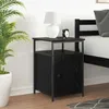 Image de vidaXL Cabinet de chevet 2 pcs ChÃªne noir Bois d'ingÃ©nierie
