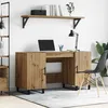 Image de Vidaxl Bureau ChÃªne Artisanal 140 X 50 X 75 Cm Bois D'ingÃ©nierie