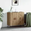 Image de vidaXL Buffet Marron 90 x 34 x 80 cm Bois d'ingÃ©nierie