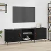 Image de vidaXL Meuble TV ChÃªne noir 150 x 30 x 50 cm Bois d'ingÃ©nierie