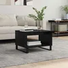 Image de vidaXL Table basse ChÃªne noir 60 x 50 x 40 cm Bois d'ingÃ©nierie