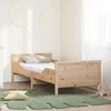 Image de vidaXL Matelas en mousse Blanc 80 x 200 cm tissu