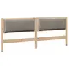 Image de vidaXL TÃªte de lit Autre Marron 180 cm Bois massif en pin