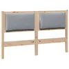 Image de vidaXL TÃªte de lit Autre Marron 160 cm Bois massif en pin