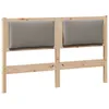 Image de vidaXL TÃªte de lit Autre Marron 160 cm Bois massif en pin