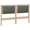 Image de vidaXL TÃªte de lit Autre Marron 140 cm Bois massif en pin