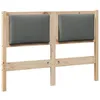 Image de vidaXL TÃªte de lit Autre Marron 120 cm Bois massif en pin