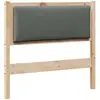 Image de vidaXL TÃªte de lit Autre Marron 100 cm Bois massif en pin