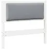 Image de vidaXL TÃªte de lit Autre Blanc 100 cm Bois massif en pin