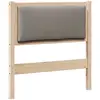 Image de vidaXL TÃªte de lit Autre Marron 80 cm Bois massif en pin