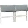 Image de vidaXL TÃªte de lit capitonnÃ©e Gris clair 160 cm Pin massif