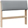 Image de vidaXL TÃªte de lit capitonnÃ©e Gris clair 90 cm Pin massif