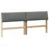 Image de vidaXL TÃªte de lit capitonnÃ©e Gris foncÃ© 180 cm Pin massif