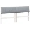 Image de vidaXL TÃªte de lit capitonnÃ©e Gris clair 160 cm Pin massif