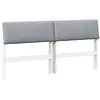 Image de vidaXL TÃªte de lit capitonnÃ©e Gris clair 150 cm Pin massif