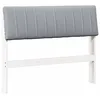 Image de vidaXL TÃªte de lit capitonnÃ©e Gris clair 100 cm Pin massif