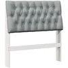 Image de vidaXL TÃªte de lit capitonnÃ©e Gris clair 90 cm Pin massif