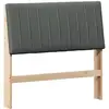 Image de vidaXL TÃªte de lit capitonnÃ©e Gris foncÃ© 100 cm Pin massif